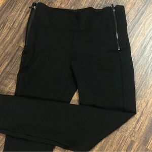 Zara Trafaluc Double Zippered Classic Cropped Dress Leggings Size XS NWT